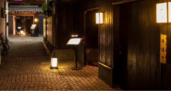 神楽坂、飯田橋の街並み