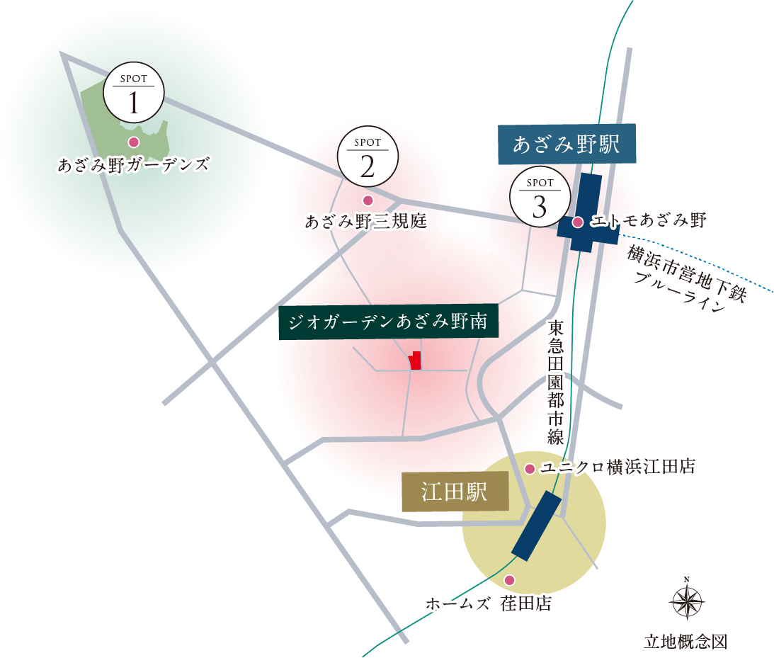 立地概念図