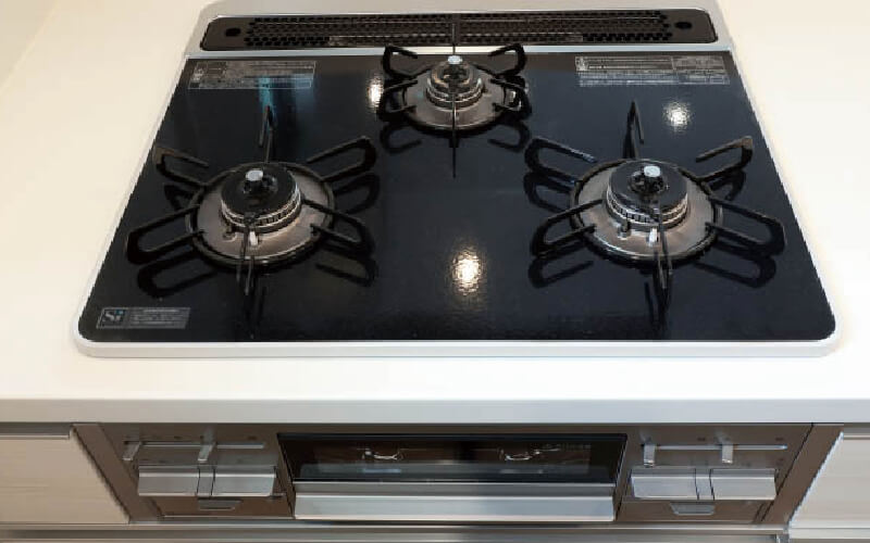 ハイパーガラスコートトッププレートコンロ