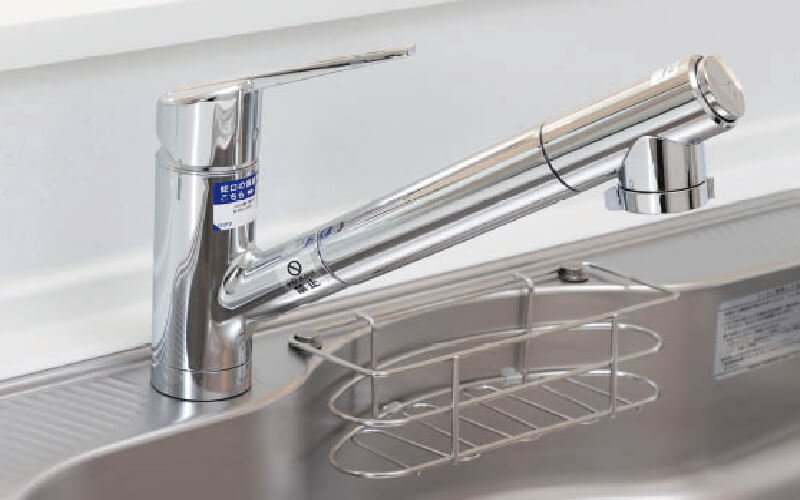 浄水器一体型シングルレバー水栓