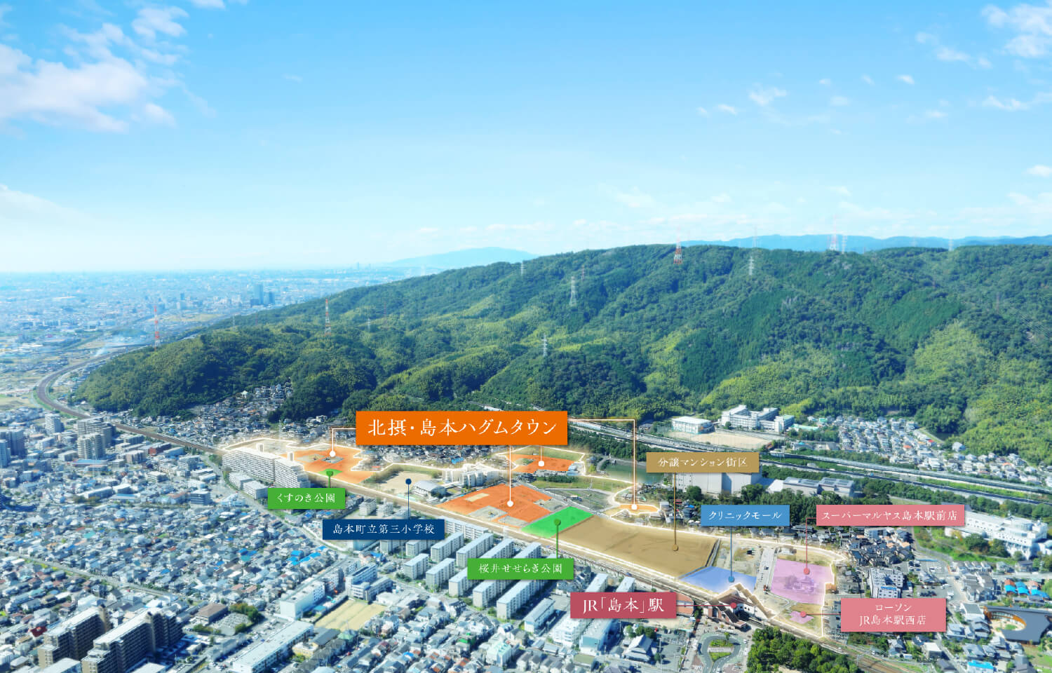 北摂・島本 ハグムタウン（ジオガーデン島本）