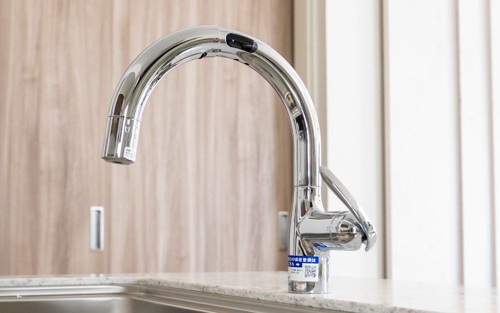 浄水機能付タッチレス水栓