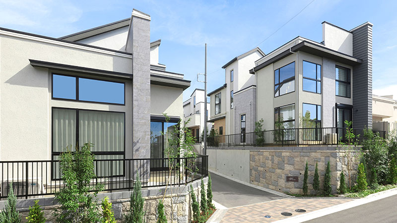 ジオガーデン市ヶ尾の街並み