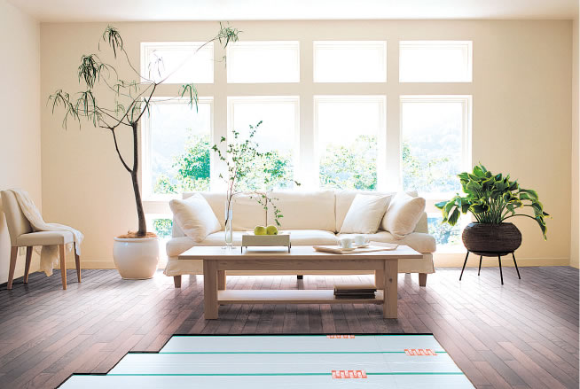 ガス温水式床暖房「ヌック」