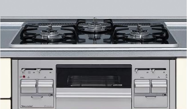 ハイパーガラスコートコンロ／両面焼きグリル