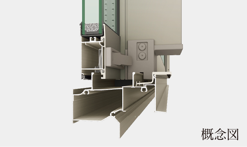 アルミ樹脂複合サッシ