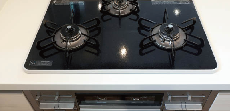 ハイパーガラスコートトッププレートコンロ