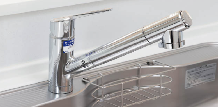 浄水器一体型シングルレバー水栓