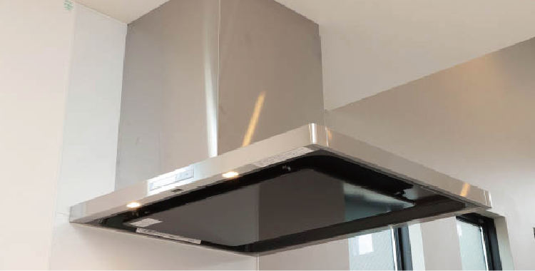 ホーロー整流板付レンジフード