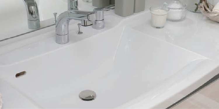 ボウル一体型カウンター