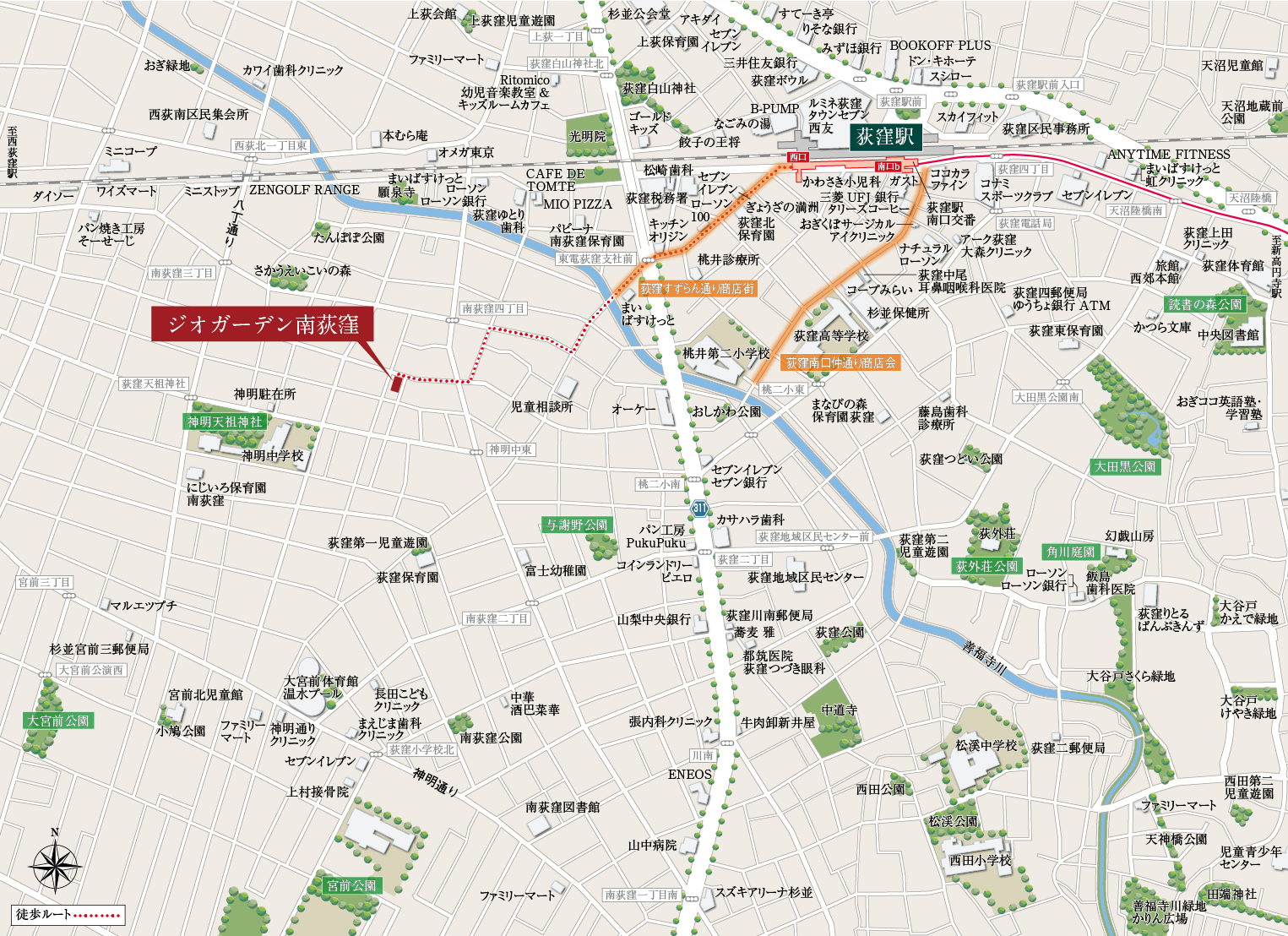 現地案内図