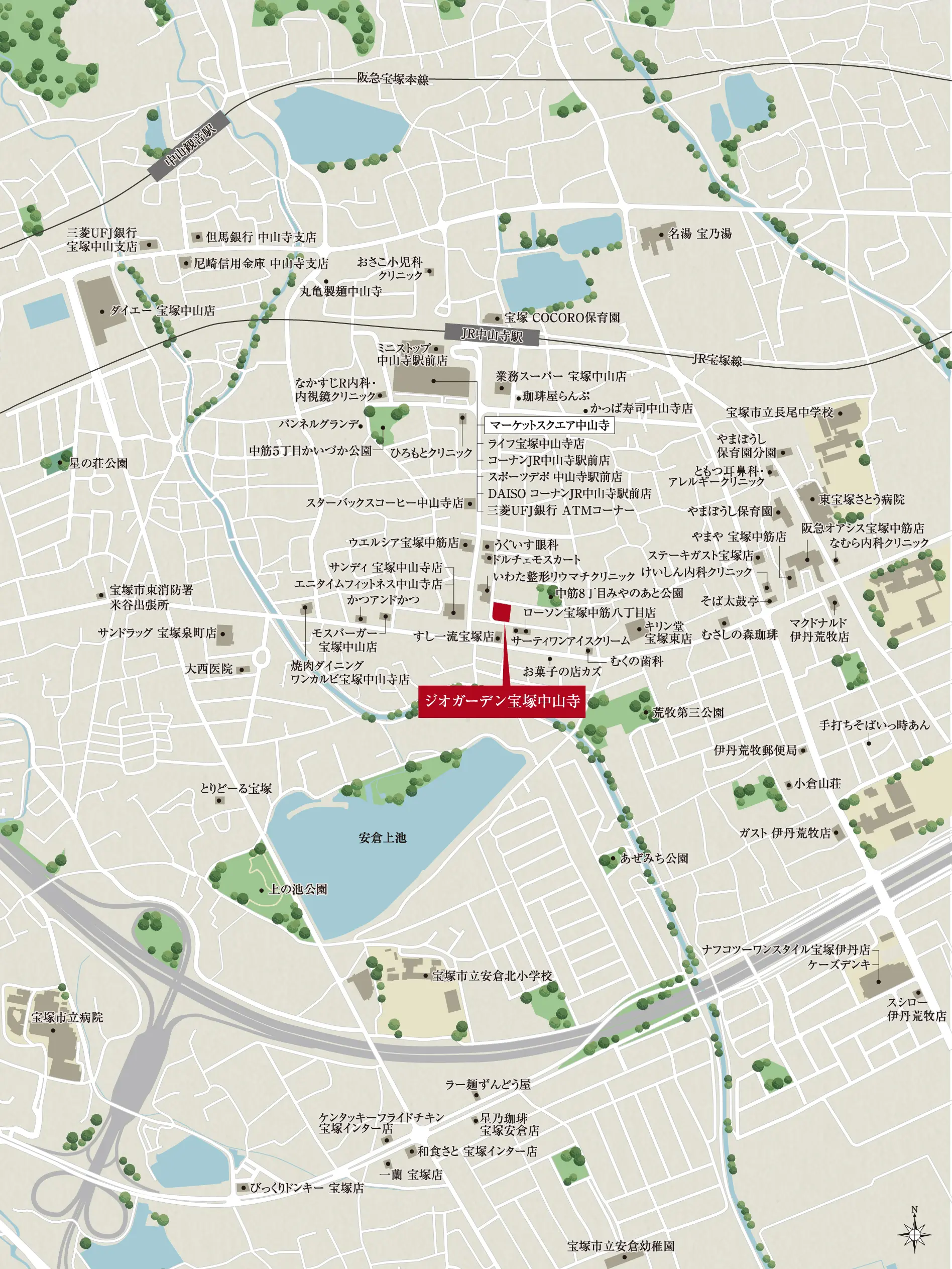 現地案内図