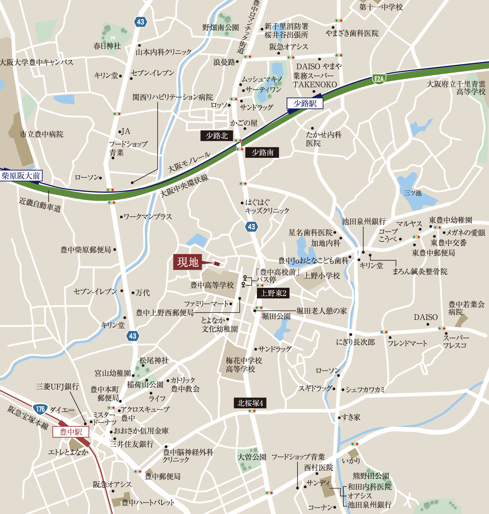 現地案内図