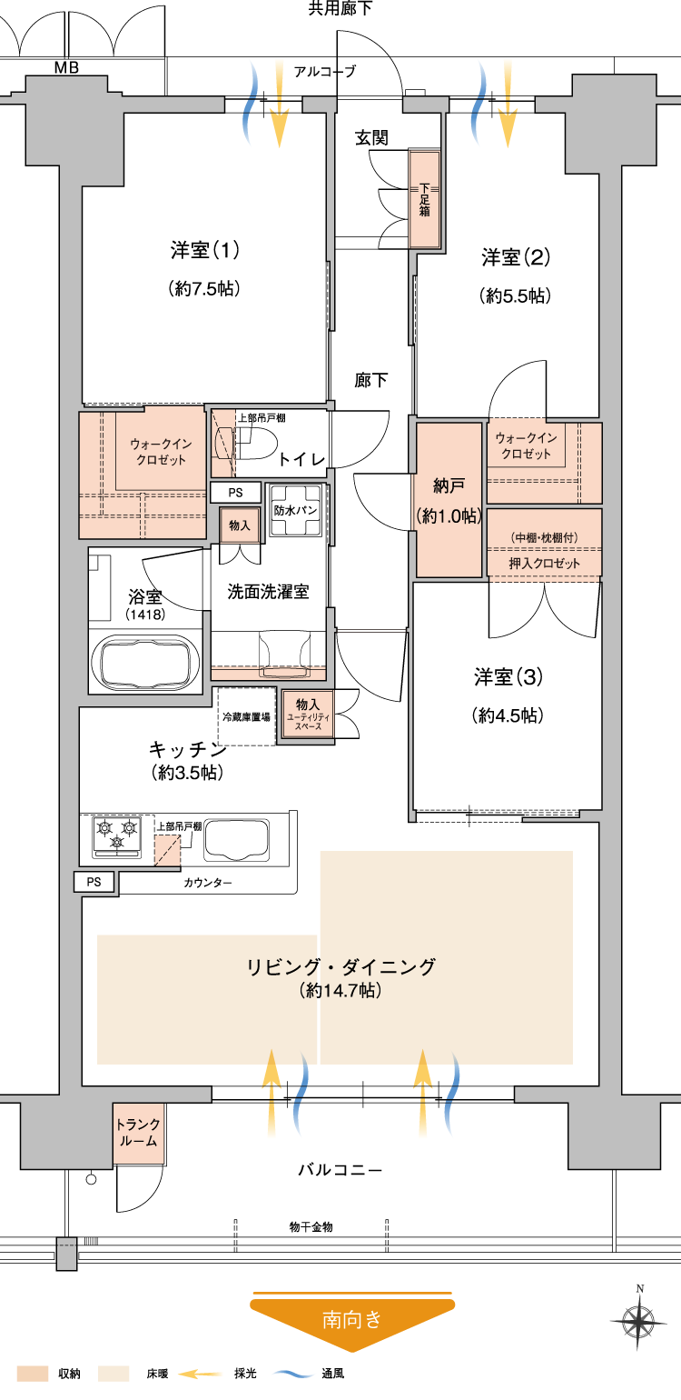 Btype 間取り 公式 ジオ川西多田 パークサイト 阪急阪神不動産 12年ぶり 能勢電鉄 多田 駅徒歩3分の新築分譲マンション