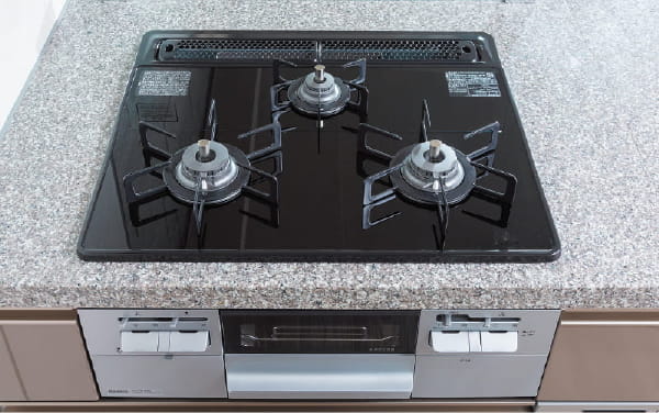 ガラストップ温調機能付セーフティコンロ