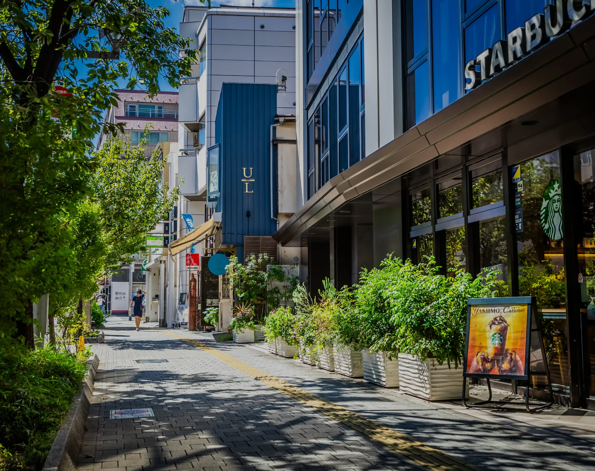 桜新町駅周辺の街並み