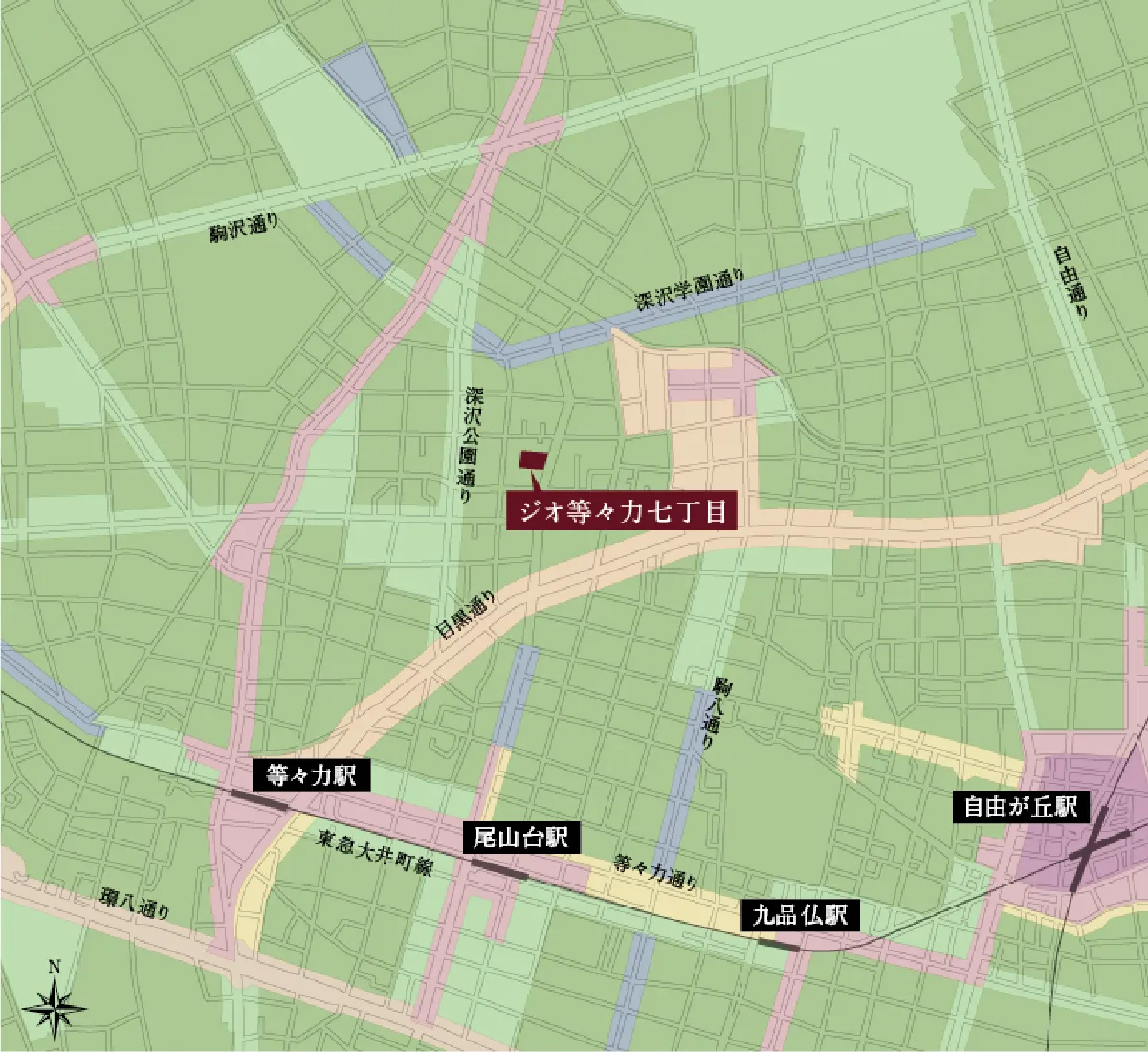 用途地域概念図