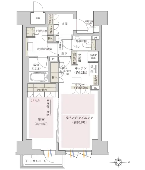 Eタイプ 間取り図