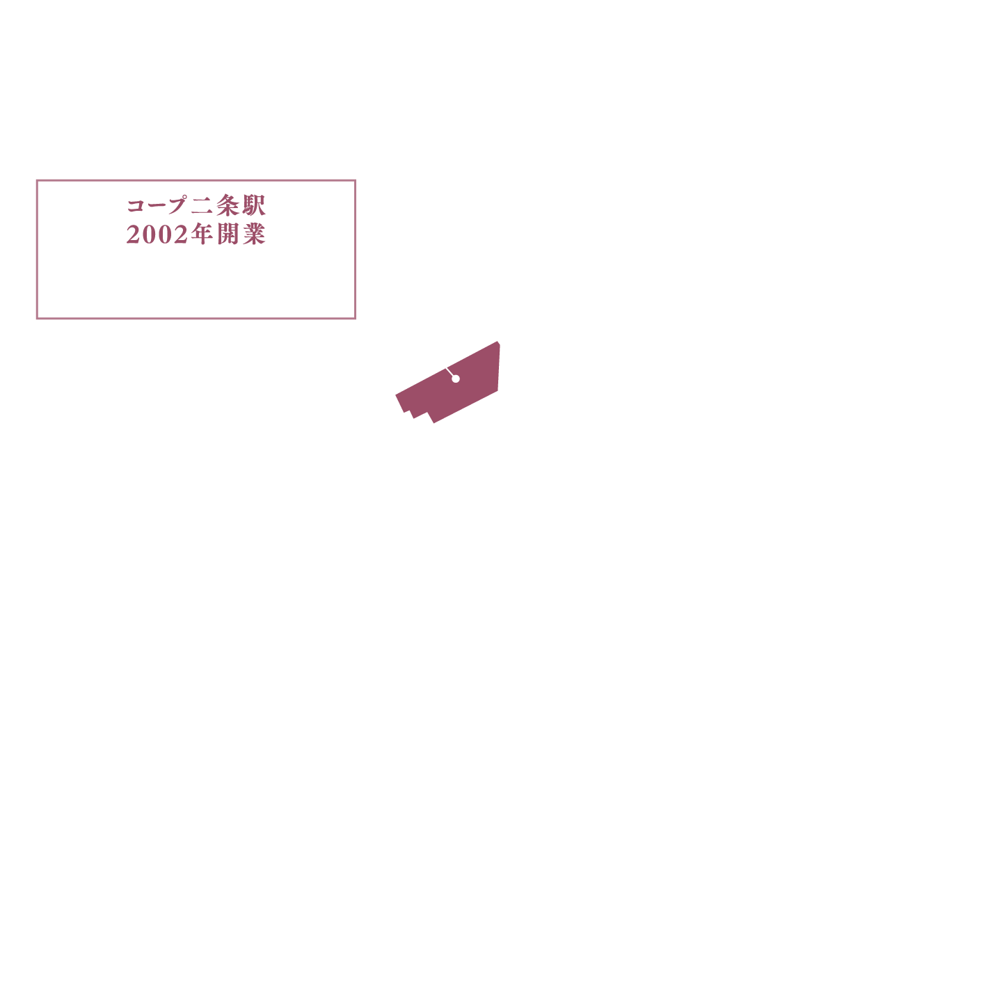 コープ二条駅 2002年開業