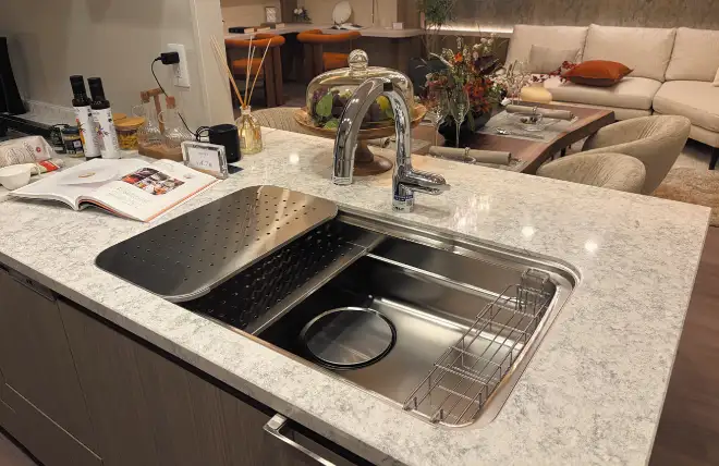 天板一体型フラットカウンター