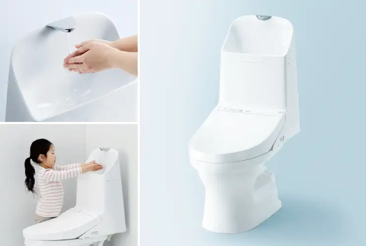 ウォシュレット一体型トイレ（手洗い付）