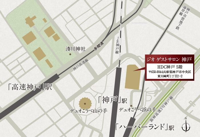 ゲストサロン案内図