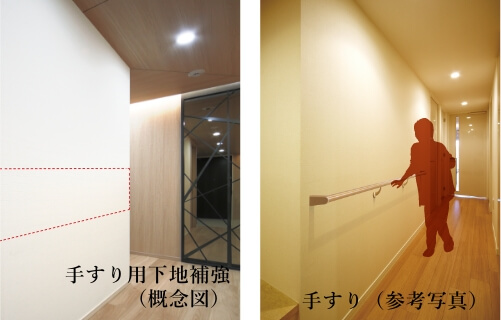 手すり用下地補強