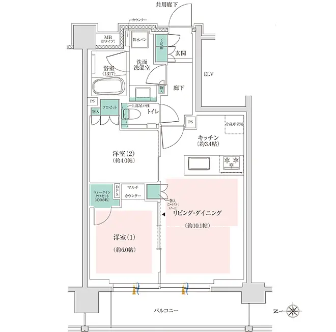 間取りFtype