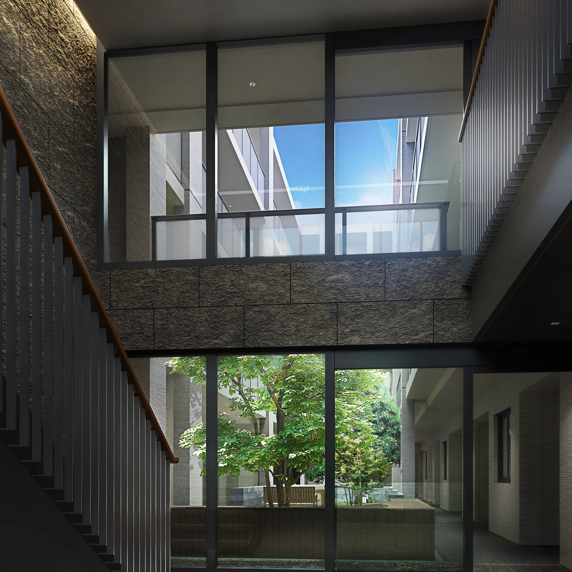 エントランスホール・オーナーラウンジ完成予想CG