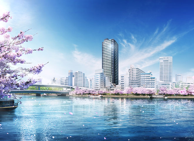 シエリアタワー大阪天満橋（2022年7月竣工予定）