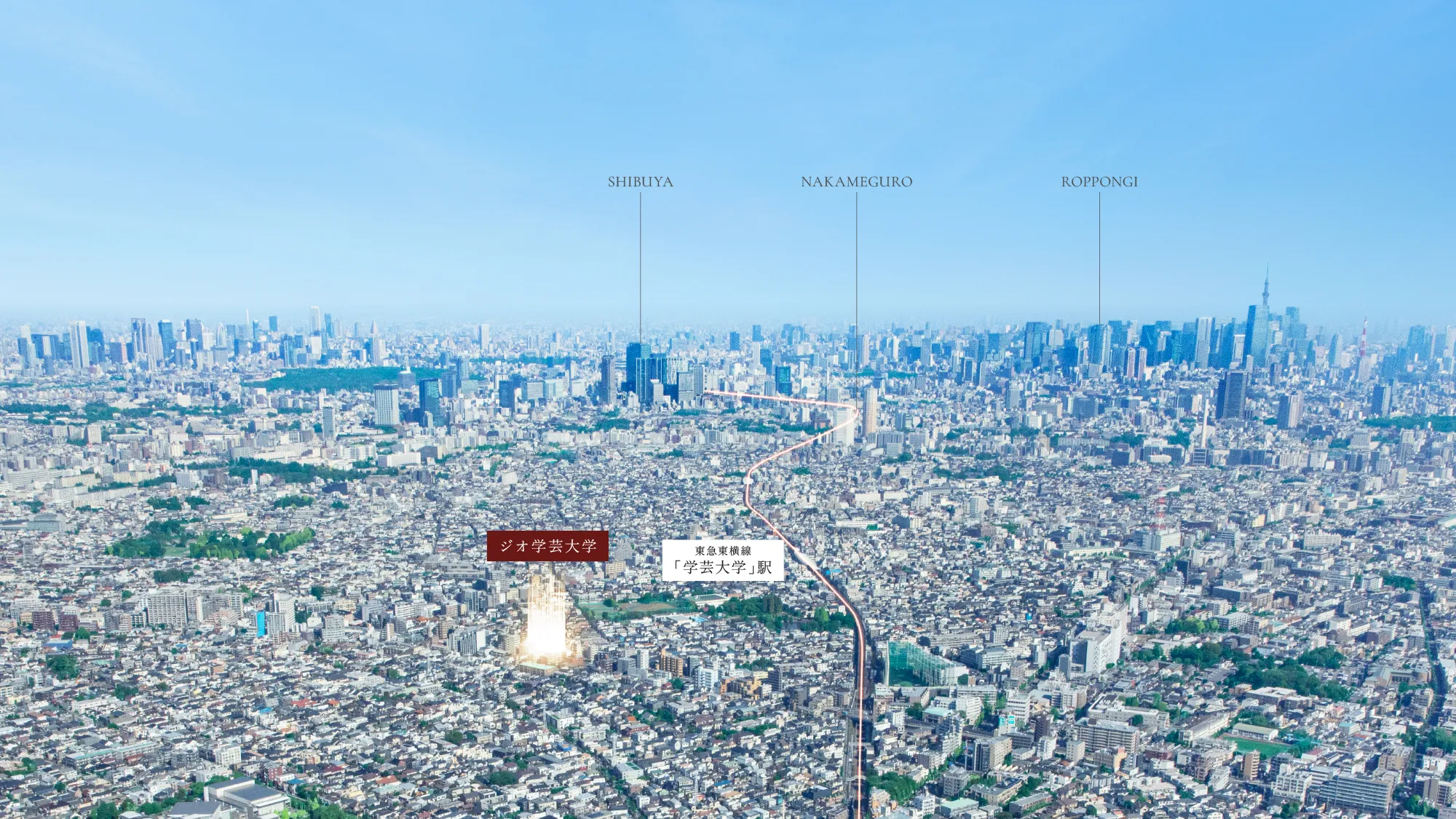 現地周辺航空写真