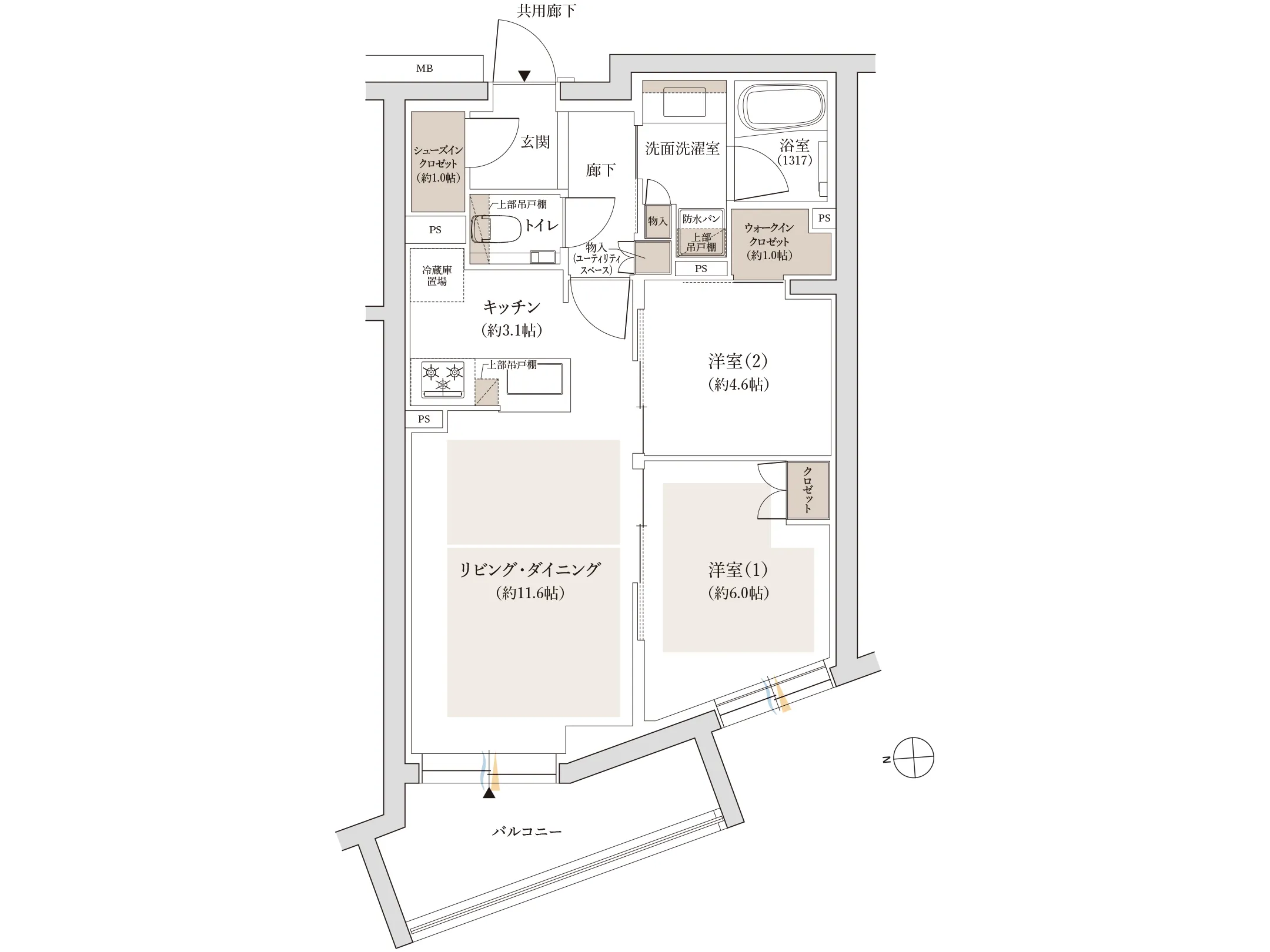 Gタイプ間取り図
