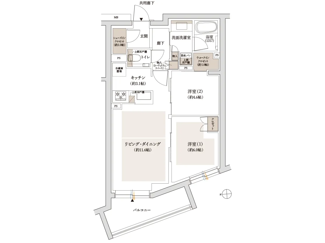 Gタイプ間取り図
