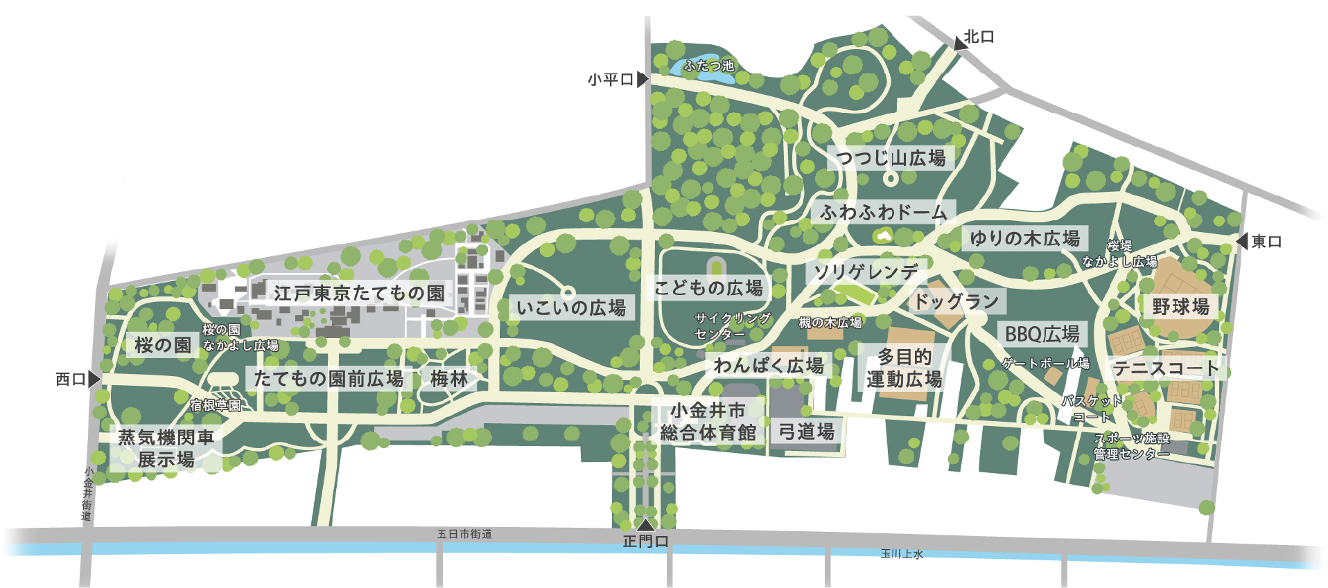 小金井公園概念図