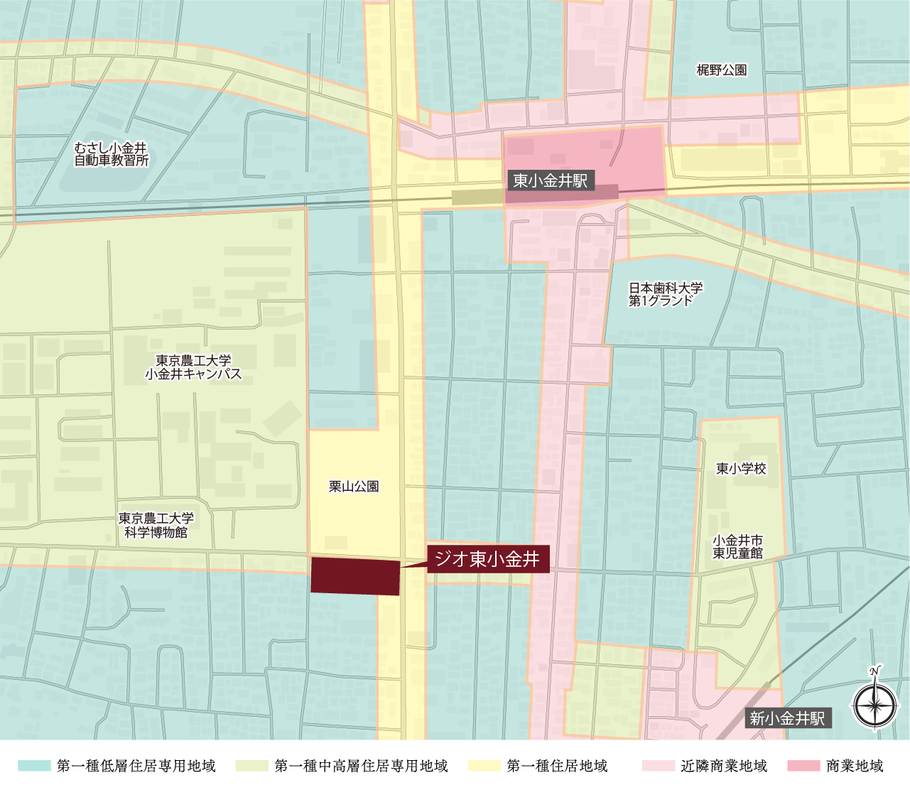用途地域概念図