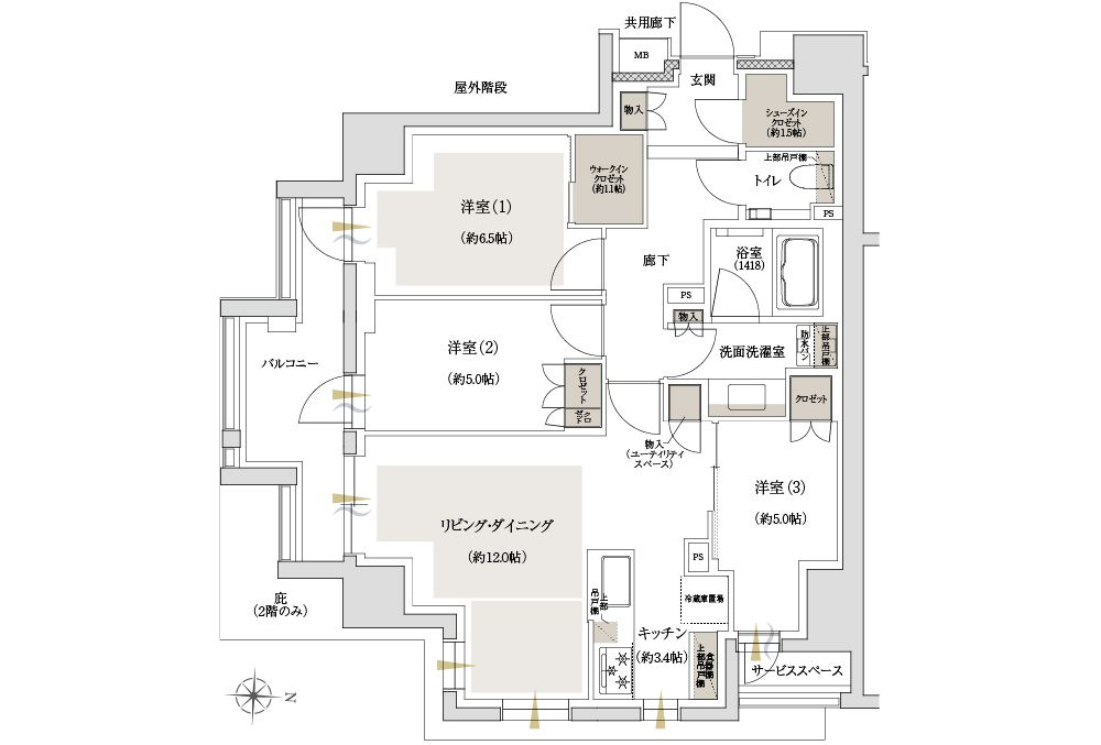 Aタイプ間取り