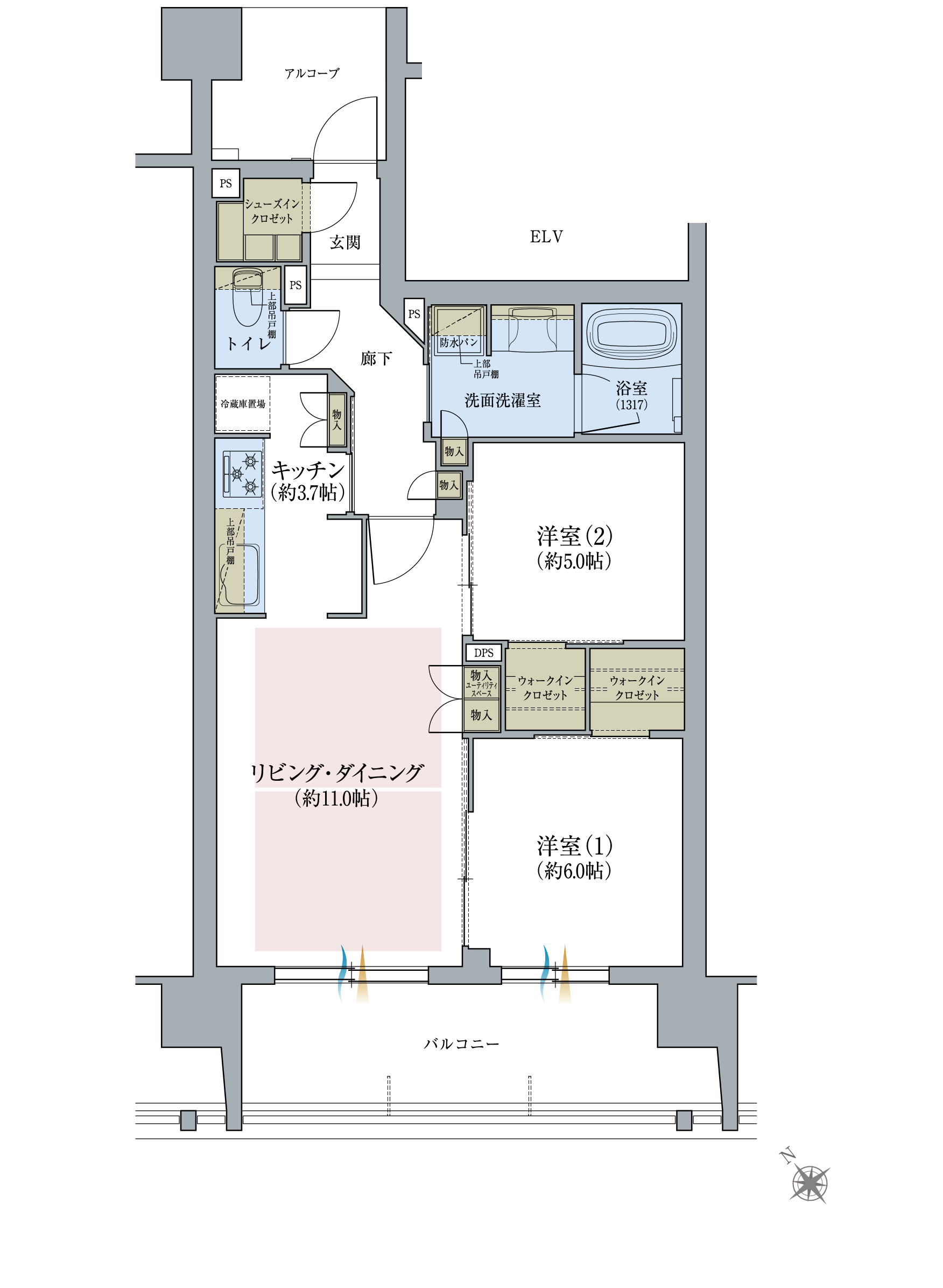 間取り図Btype