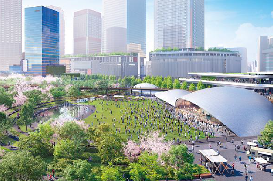 （仮称）うめきた公園完成予想CG（提供：グラングリーン大阪開発事業者）