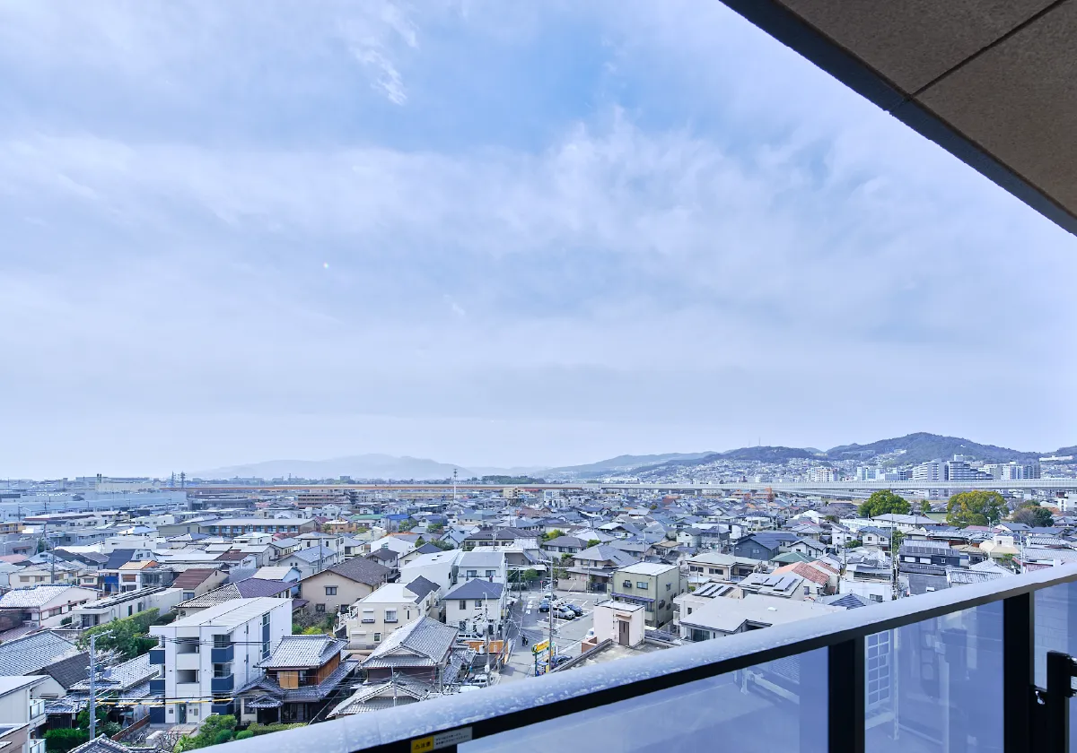 802号室バルコニー（8階）