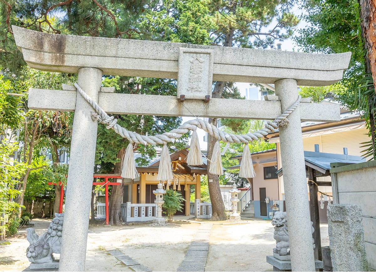 八雲神社の鳥居の写真