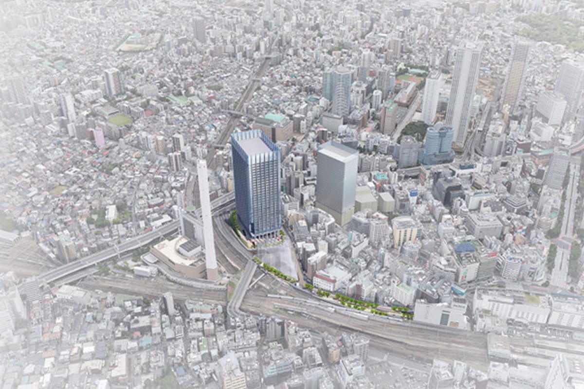東池袋一丁目地区の再開発完成イメージ