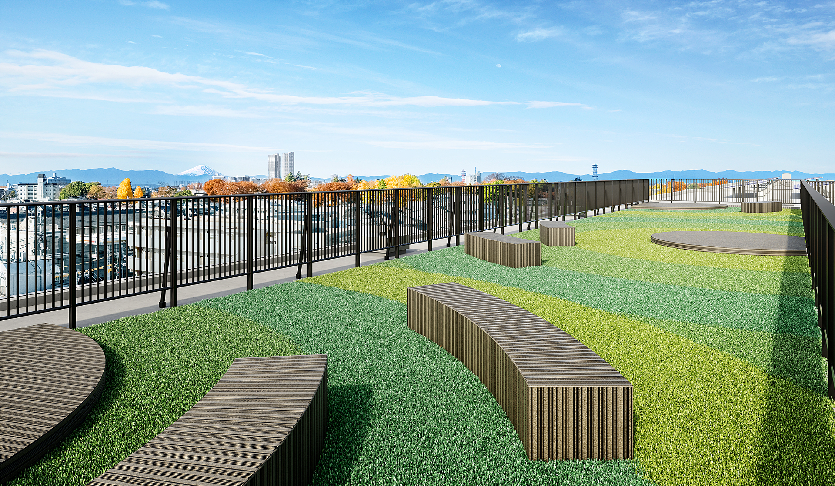 屋上テラス完成予想CG