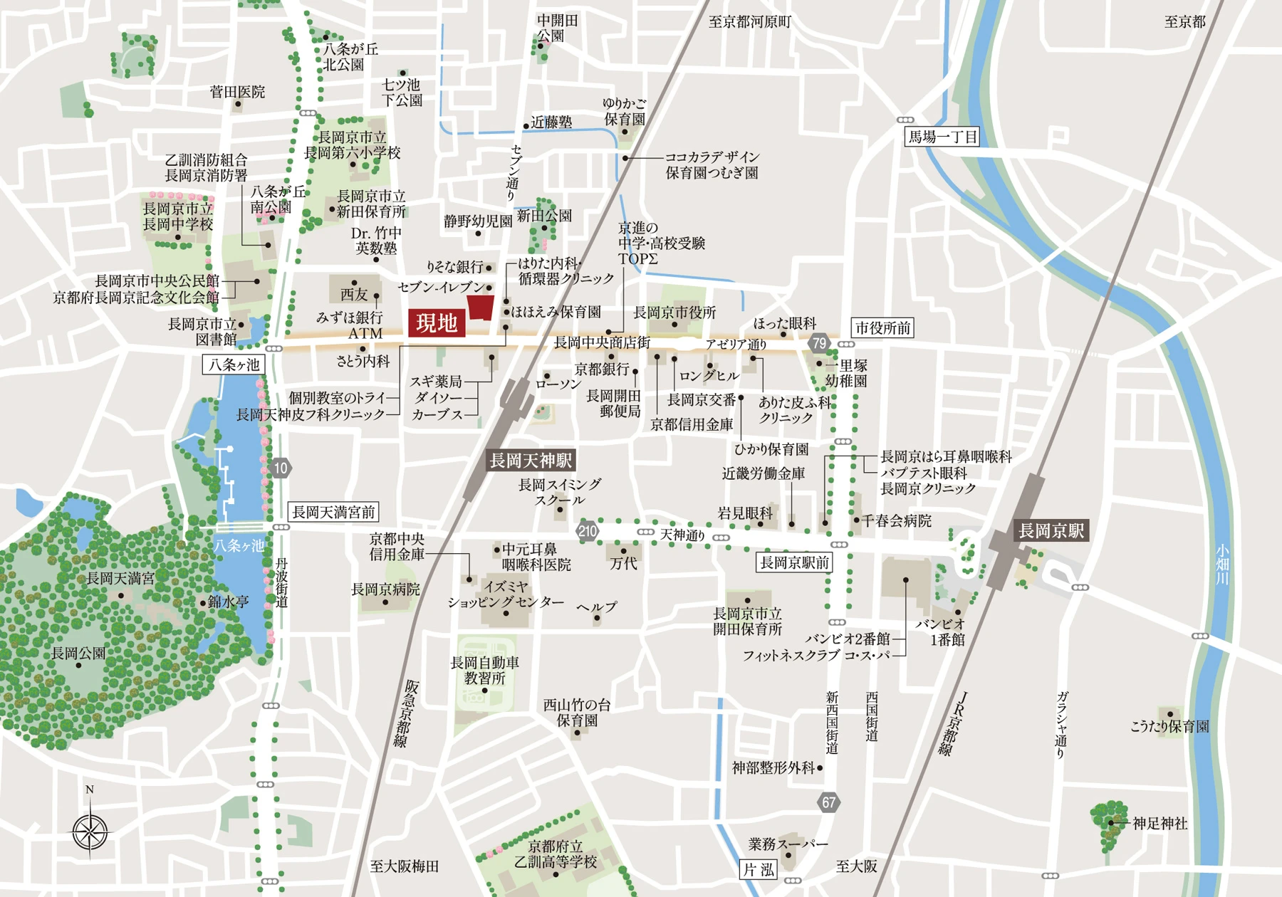 長岡京市長岡2丁目PJ マップ