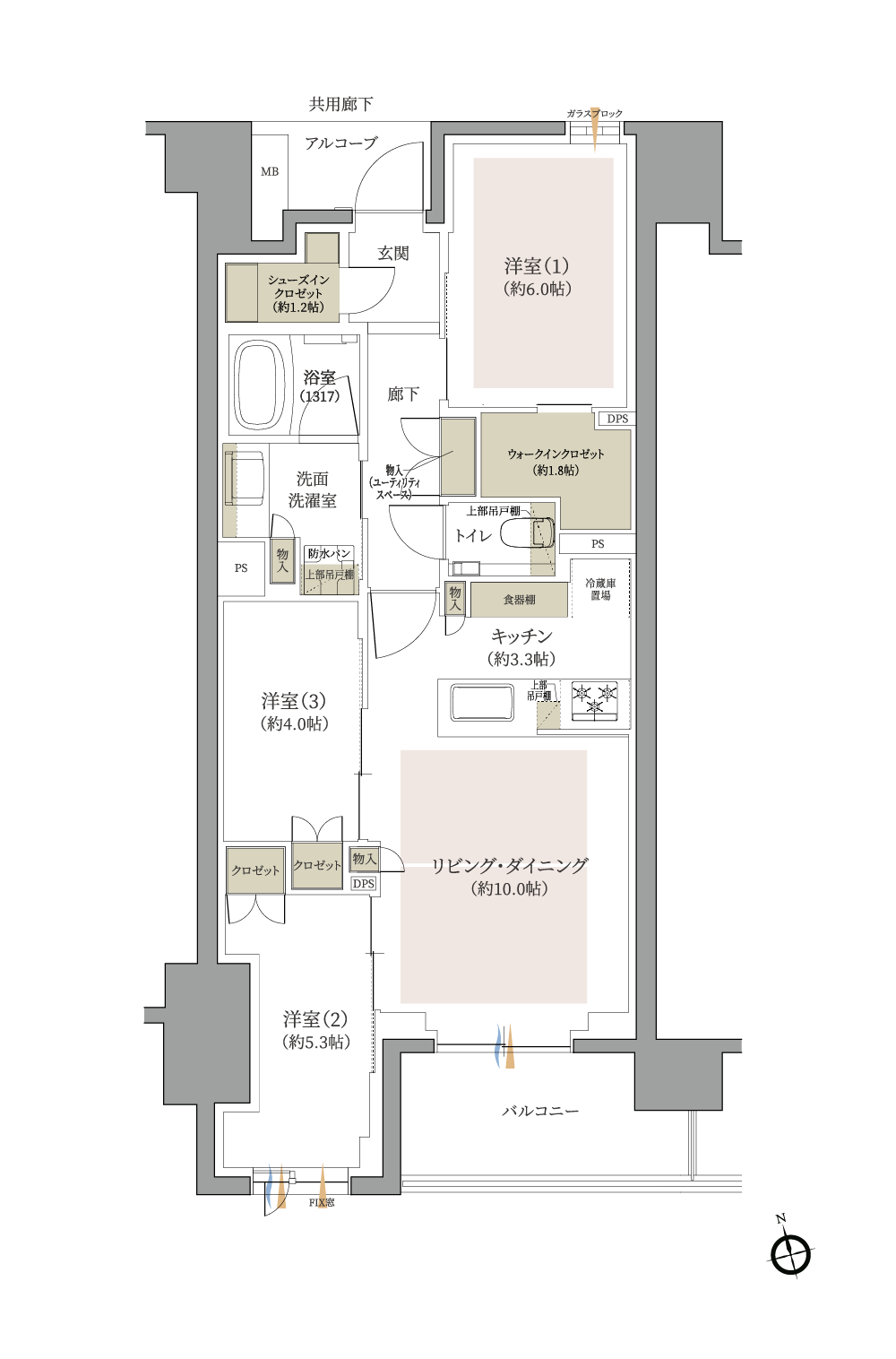 Eタイプ間取り図