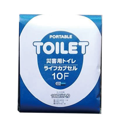簡易トイレのパッケージの写真
