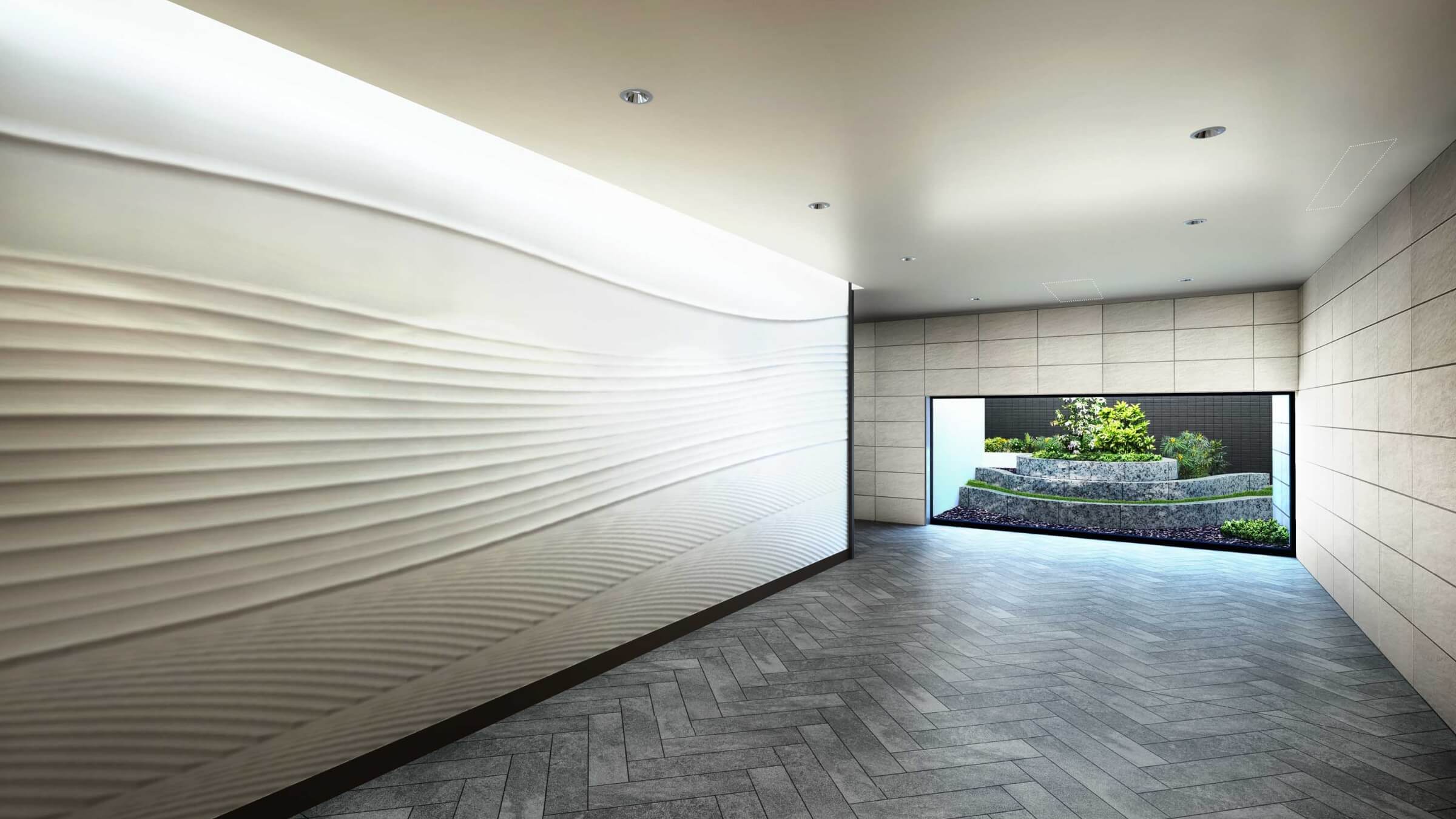 エントランスホール完成予想CG