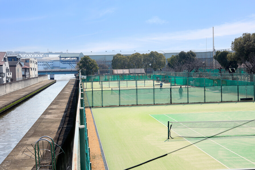 瀬戸公園 テニスコート