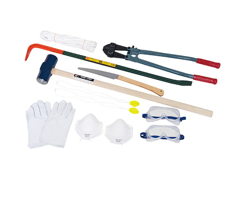 救助工具セットの写真