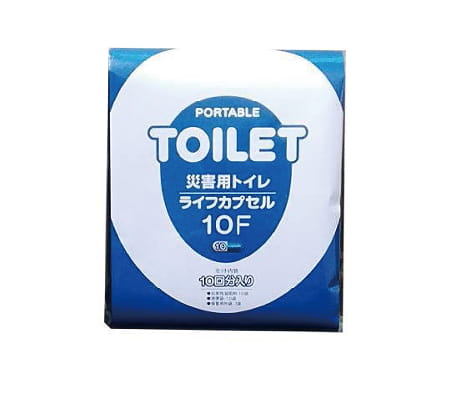 簡易トイレのパッケージの写真