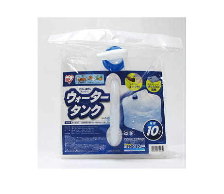 折り畳み式ウォータータンクのパッケージの写真